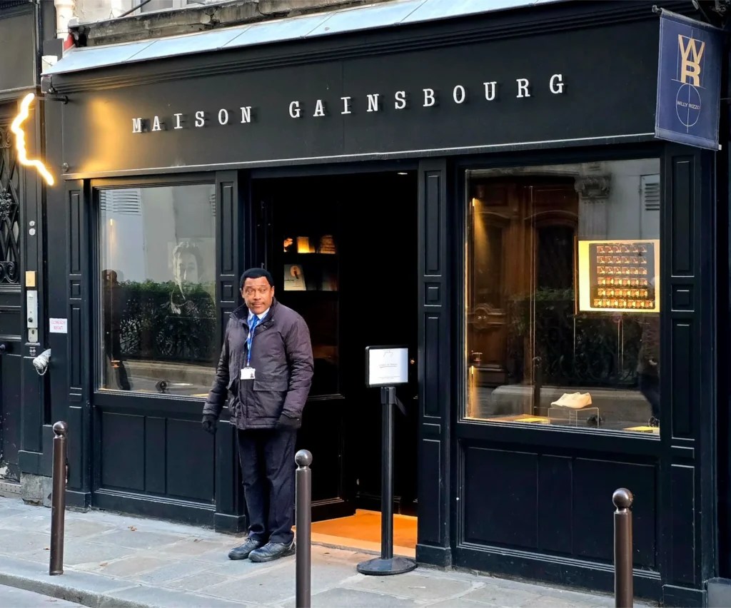 The museum diagonally across the road from Gainsbourg's former home.