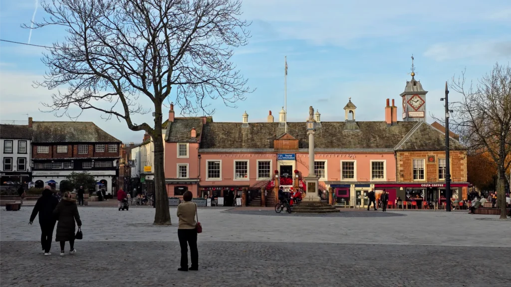 In the city centre. Picture: Will Yeoman